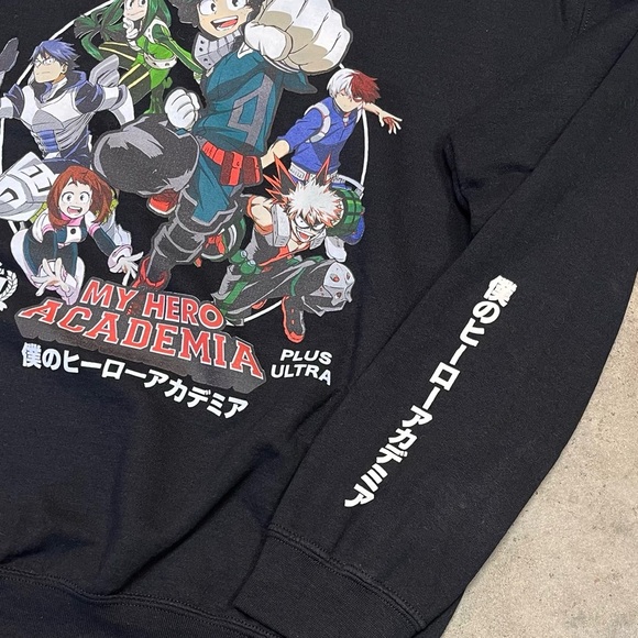 My Hero Academia Plus Ultra Graphic Sweater Sweatshirt - Picture 3 of 9
